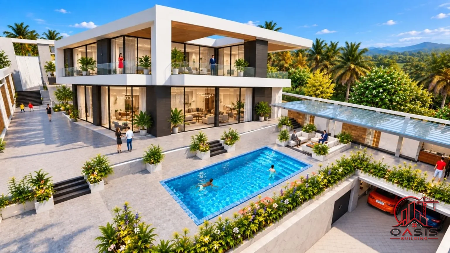 Villa avec piscine