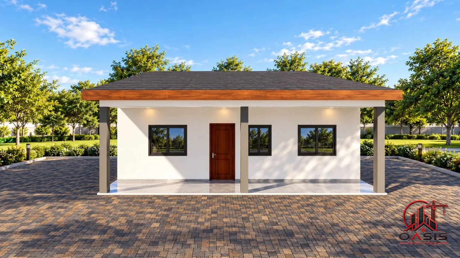 Maison contemporaine de plain-pied